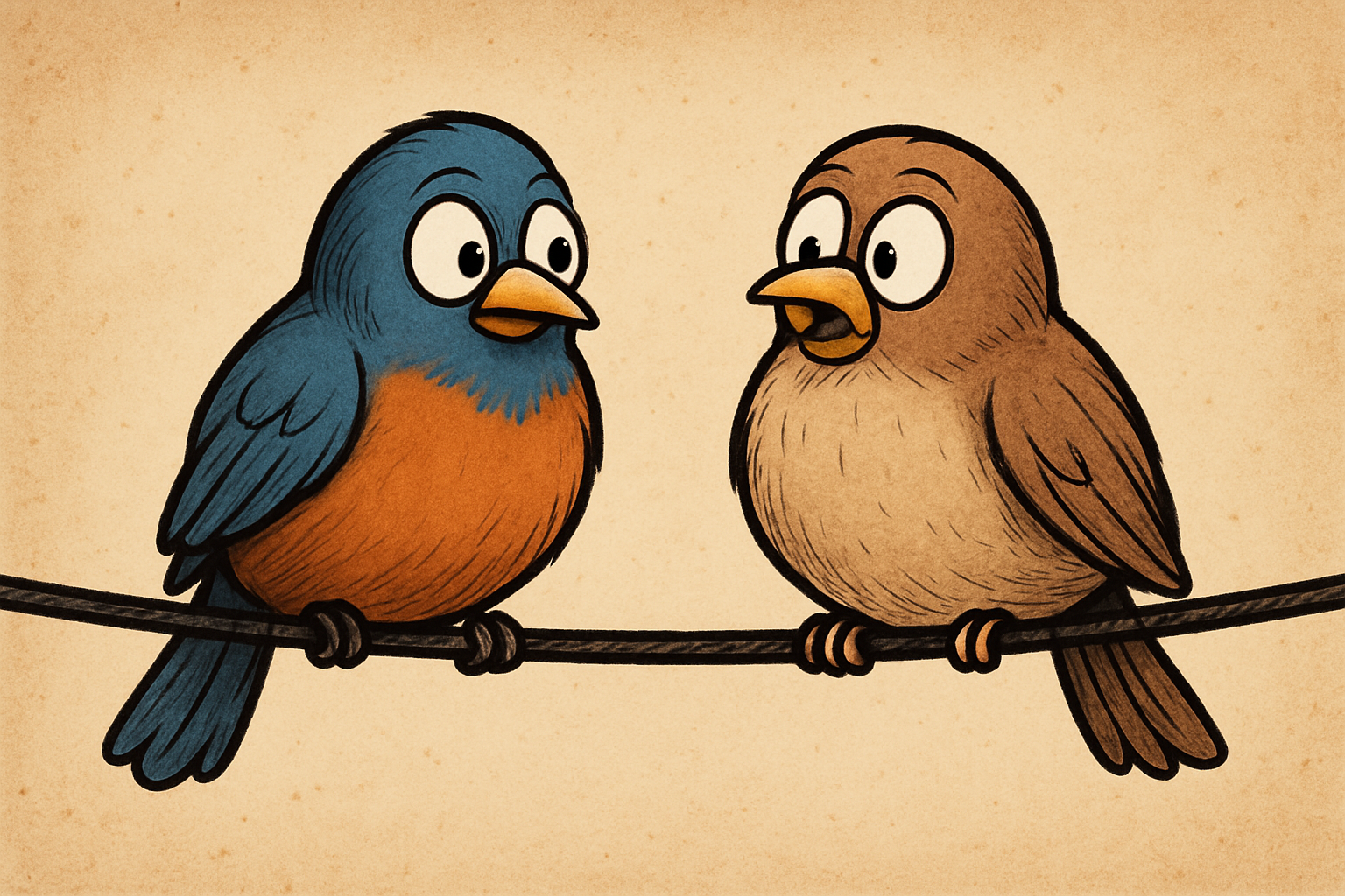 Zwei Vögel &ndash, Two Birds